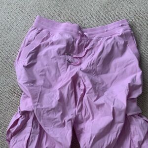 lululemon athletica pink dance studio cargos xl